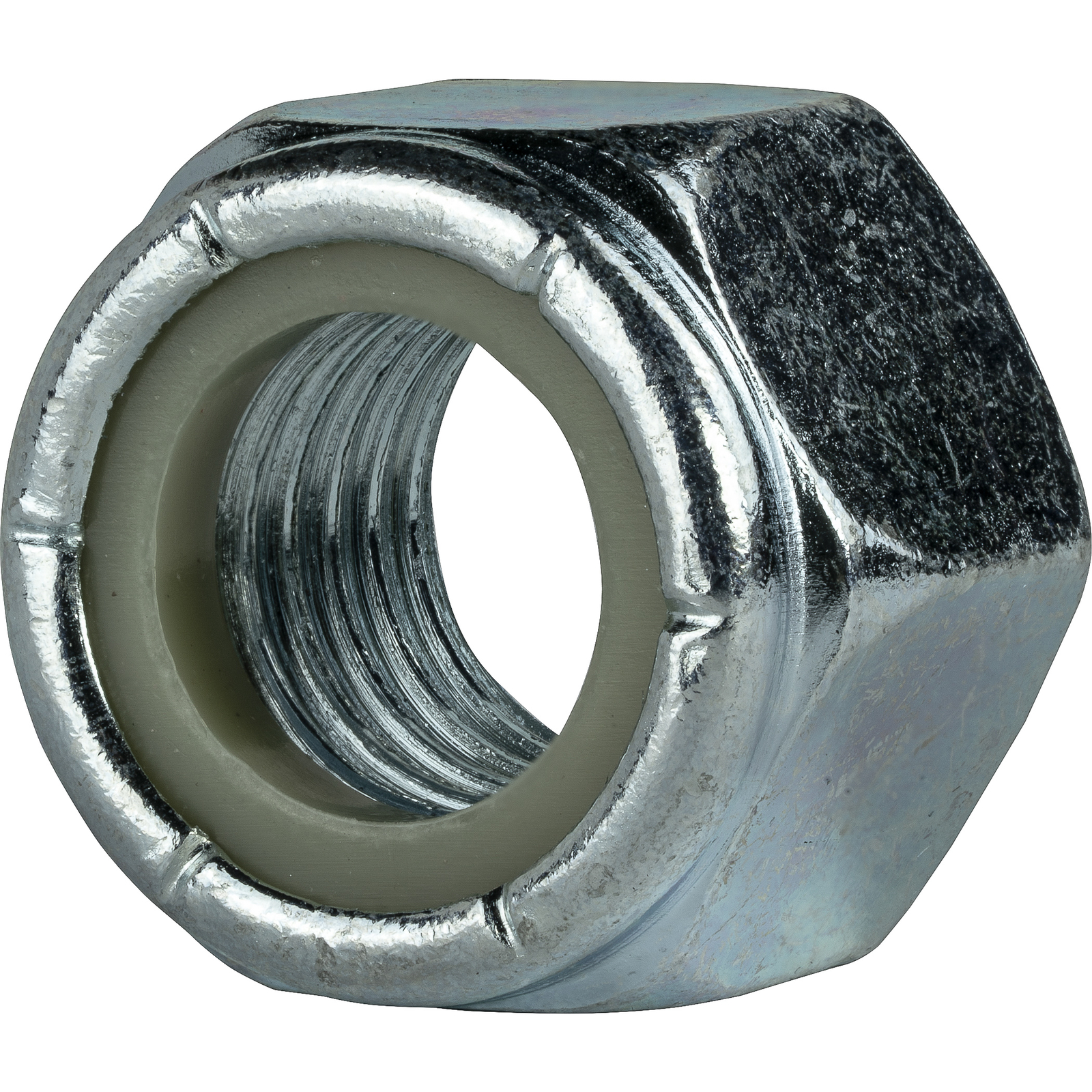 3/4″-16 Nylon Insert Hex Lock Nuts Grade 2 Zinc Plated Steel Qty 250
