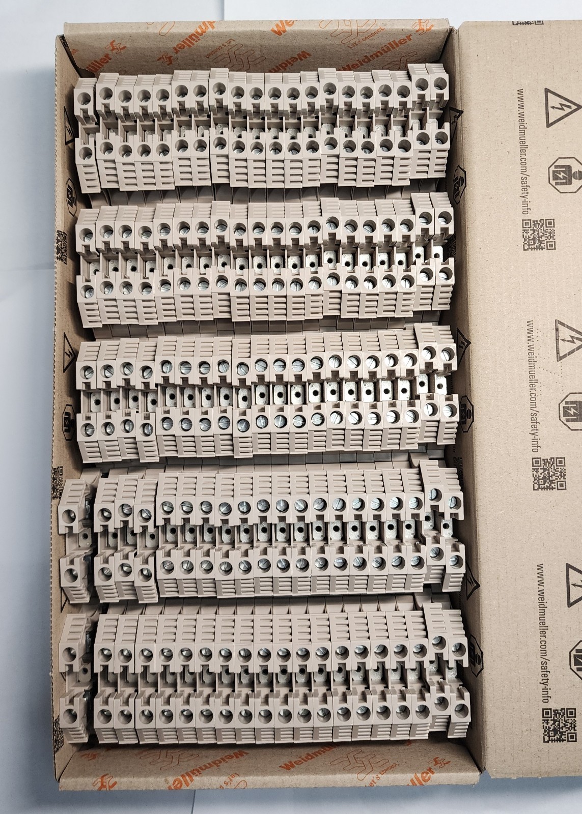 New 100Pcs Weidmuller Terminal WDU 6 1020200000 WDU6