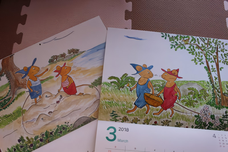 Guri and Gura 2018 to 2027 Calendar Japanese 24 pages Fukuinkan Shoten JAPAN NEW