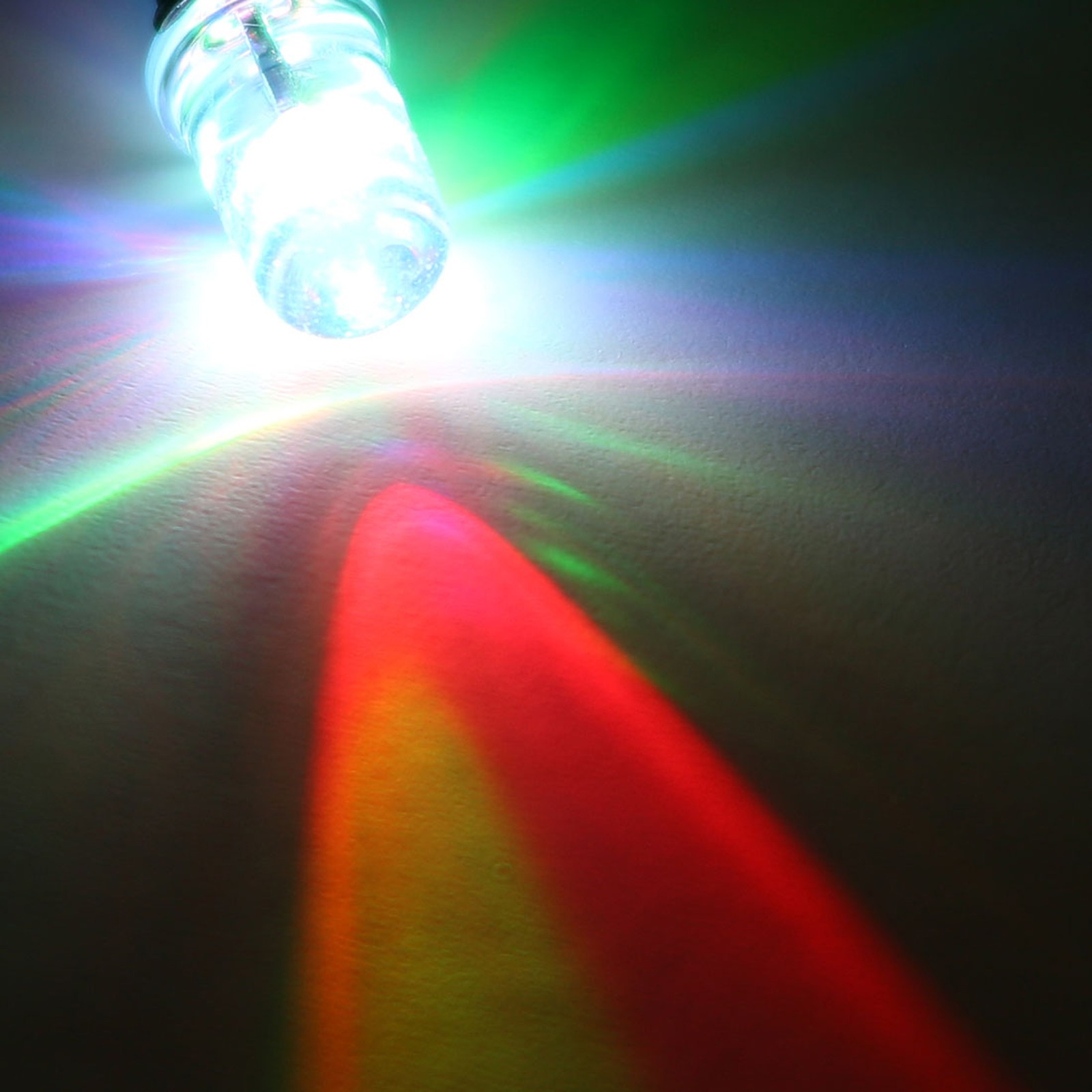 10Pcs 5mm Pre-Wired LED Light 20mA DC 3-6V, RGB Slow Flash Flashing