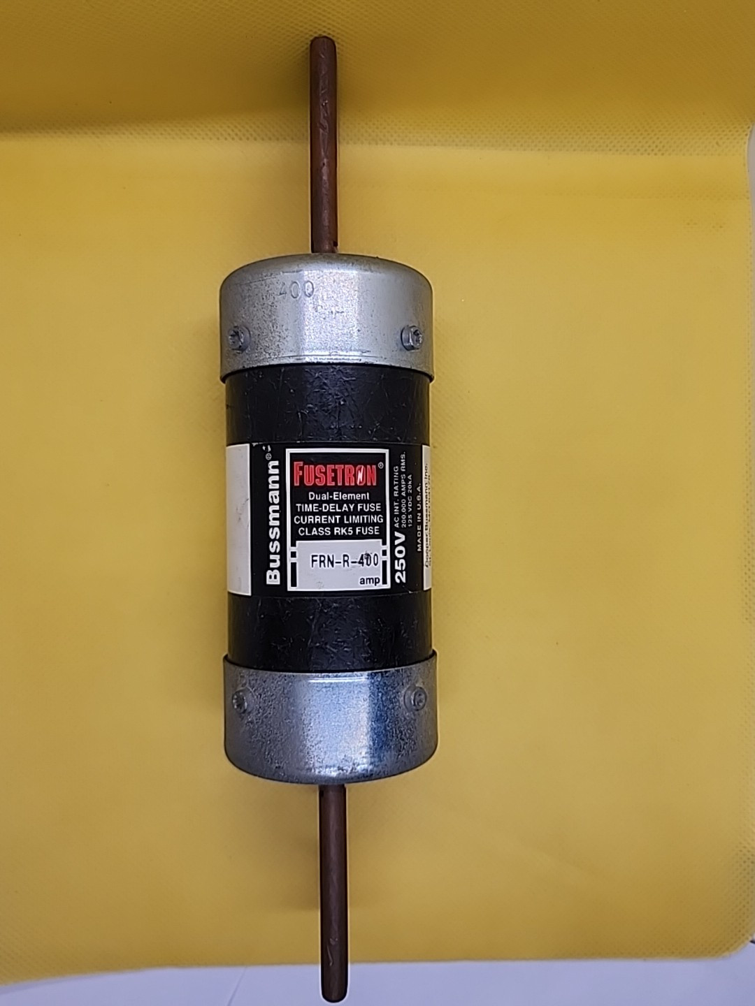 BUSSMANN FUSETRON FRN-R-400 CLASS RK5 400A, 250V CLASS AC/DC [RC 9-3]