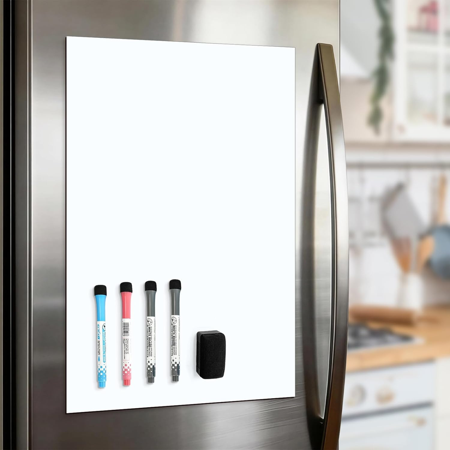Magnetic Whiteboard Sheets 20″ X 12″ for Fridge, Easy to Clean Refrigera