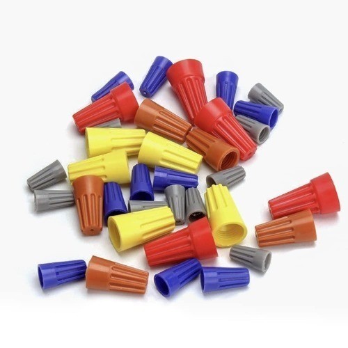 1000 Pcs Electrical Wire Connectors Nuts, Blue Screw Springs Caps Wire Twist