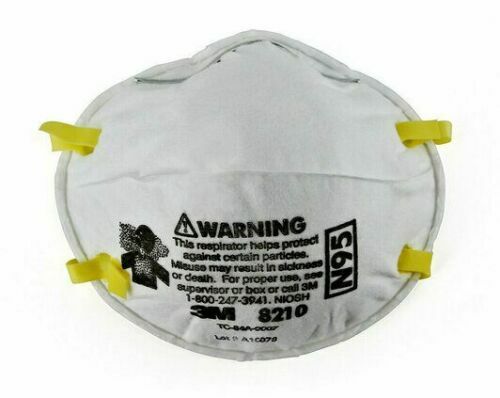 3M 8210 N95 Particulate Respirator, 20 Masks Per Box, EXP. 12/2025