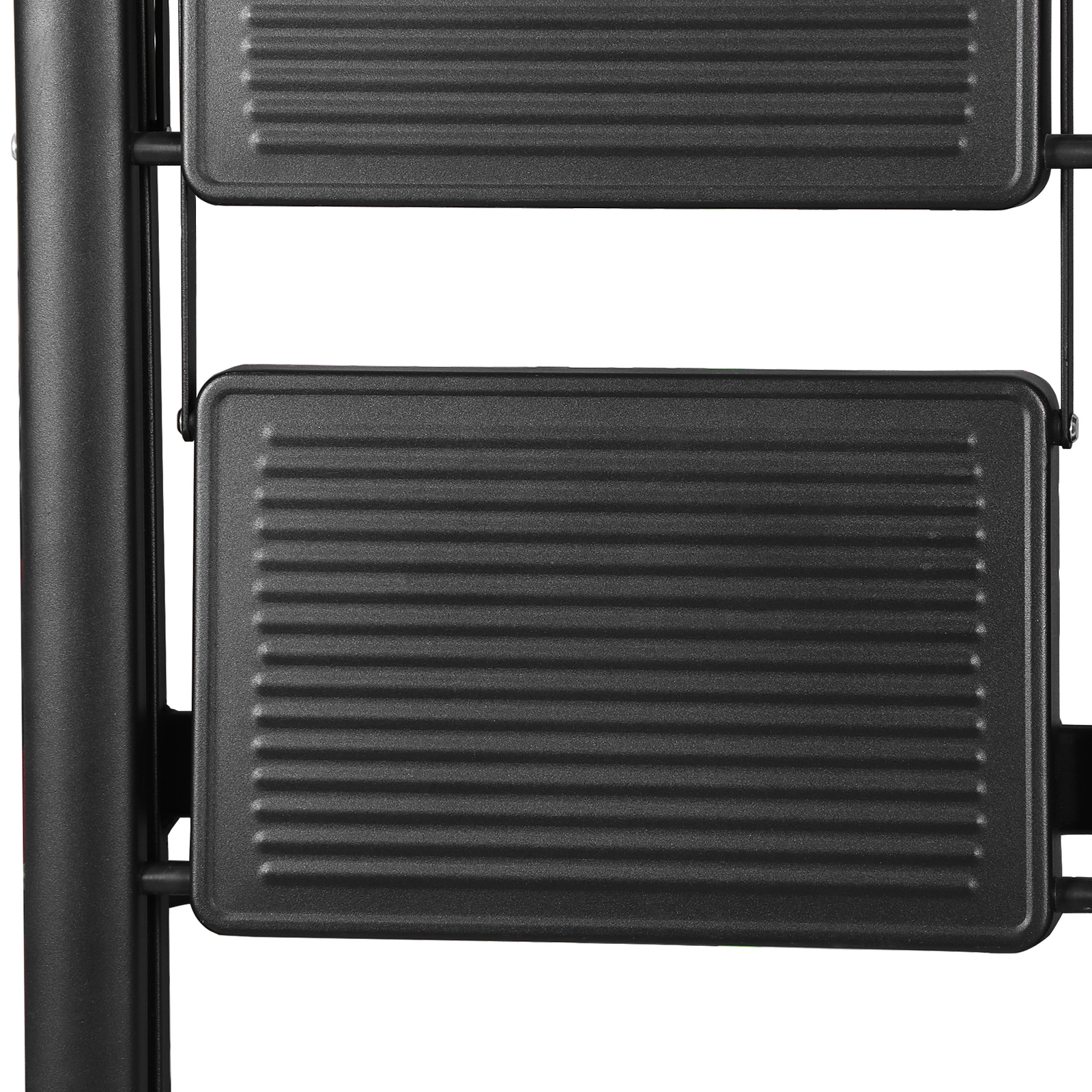 Step Ladder 3 Step Folding Step Stool 330 Lbs for Home Tall Kitchen/Closet Black
