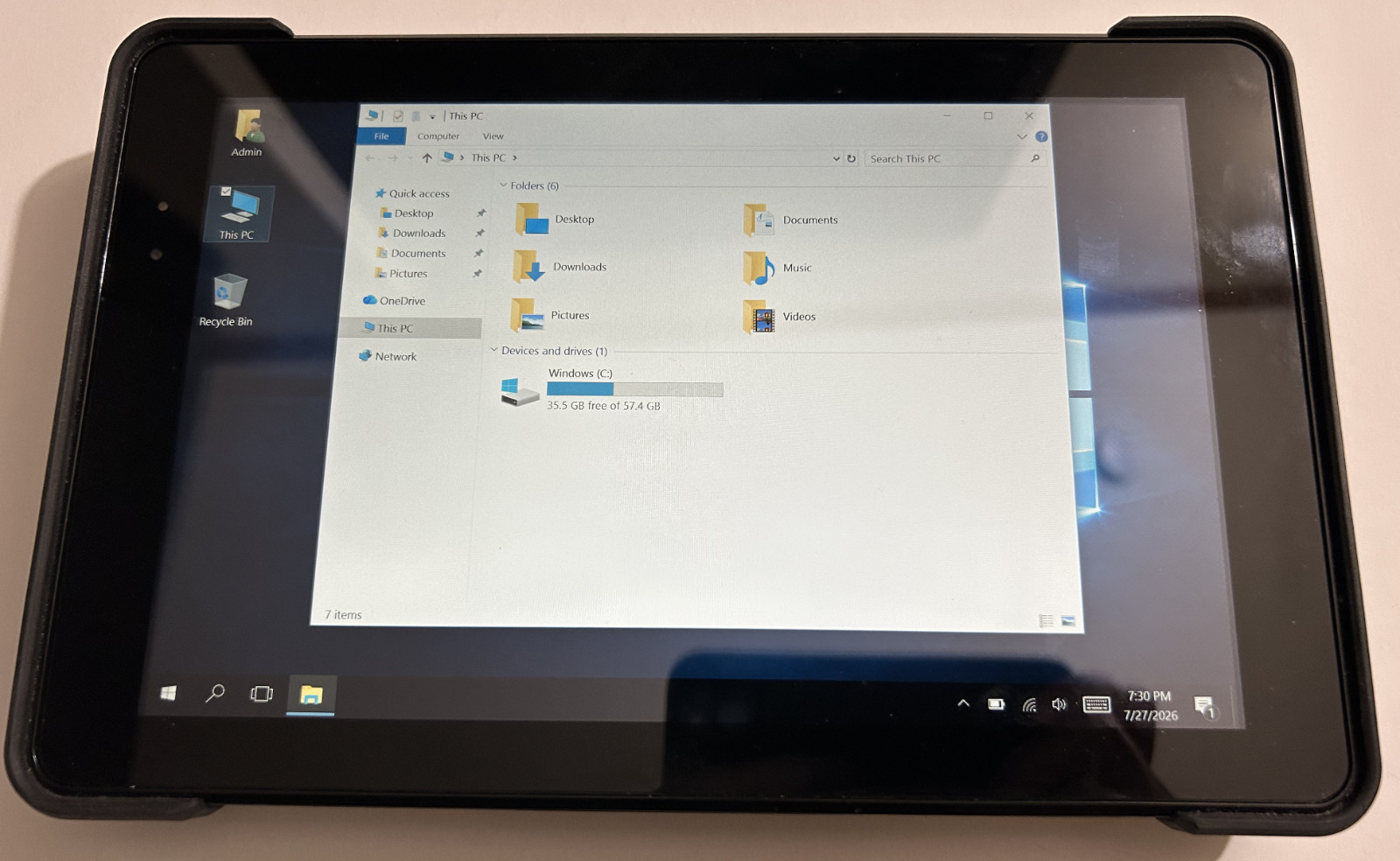 Touch Dynamic Quest10-A64 Point Of Sale Tablet with Charging Cradle
