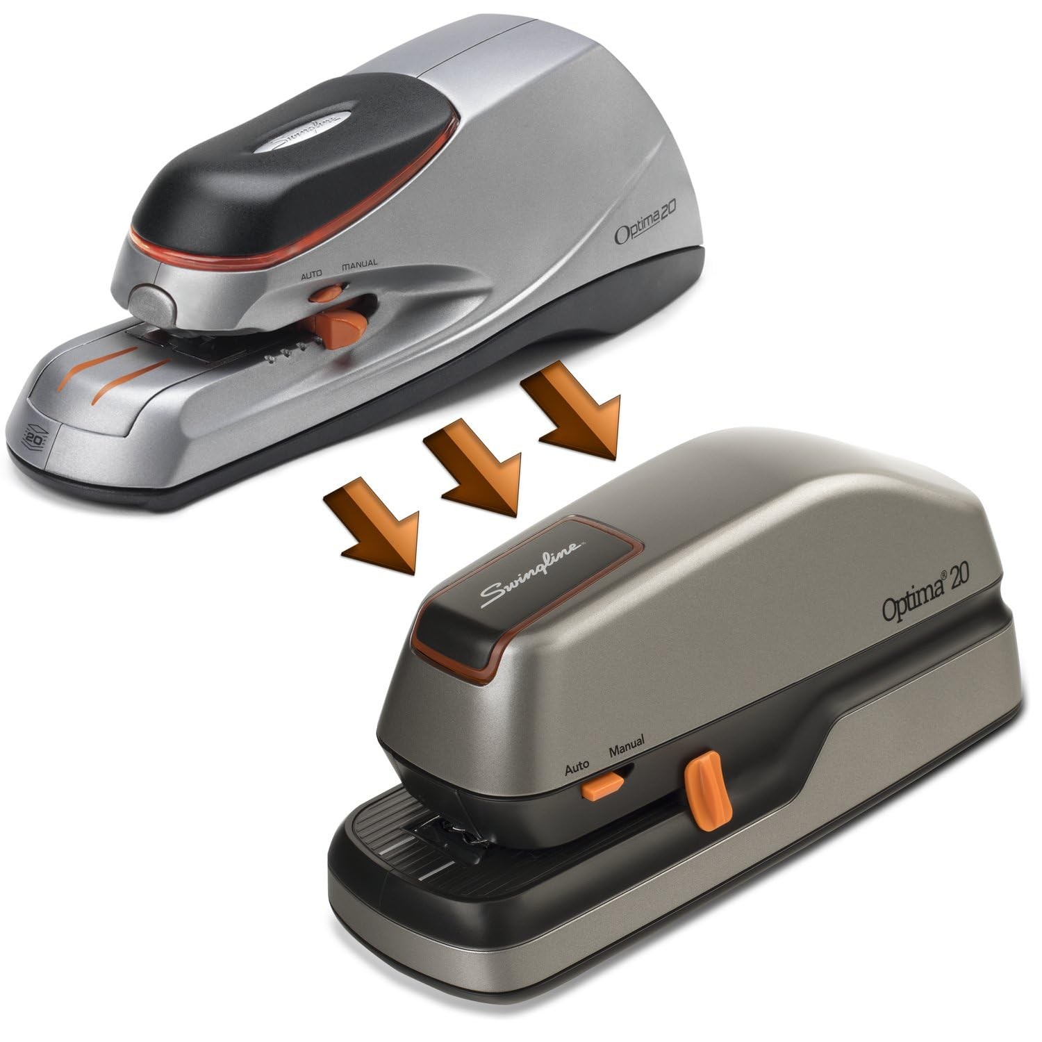 Swingline Electric Stapler 20 Sheet Capacity Optima 20 Jam Auto Or Manual Plug
