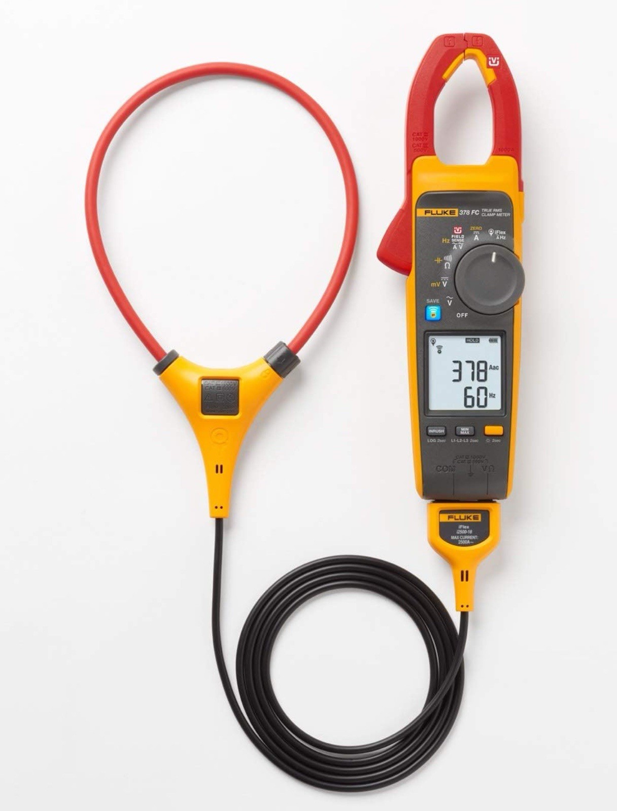 Fluke 378FC AC/DC TRMS Non-Contact Voltage Wireless Clamp w/PQ – iflex