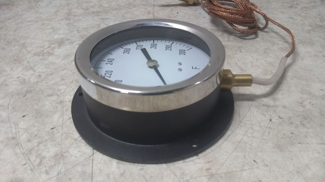 Brand Name 12U662 30 to 300 Degrees F Analog Panel Mount Thermometer