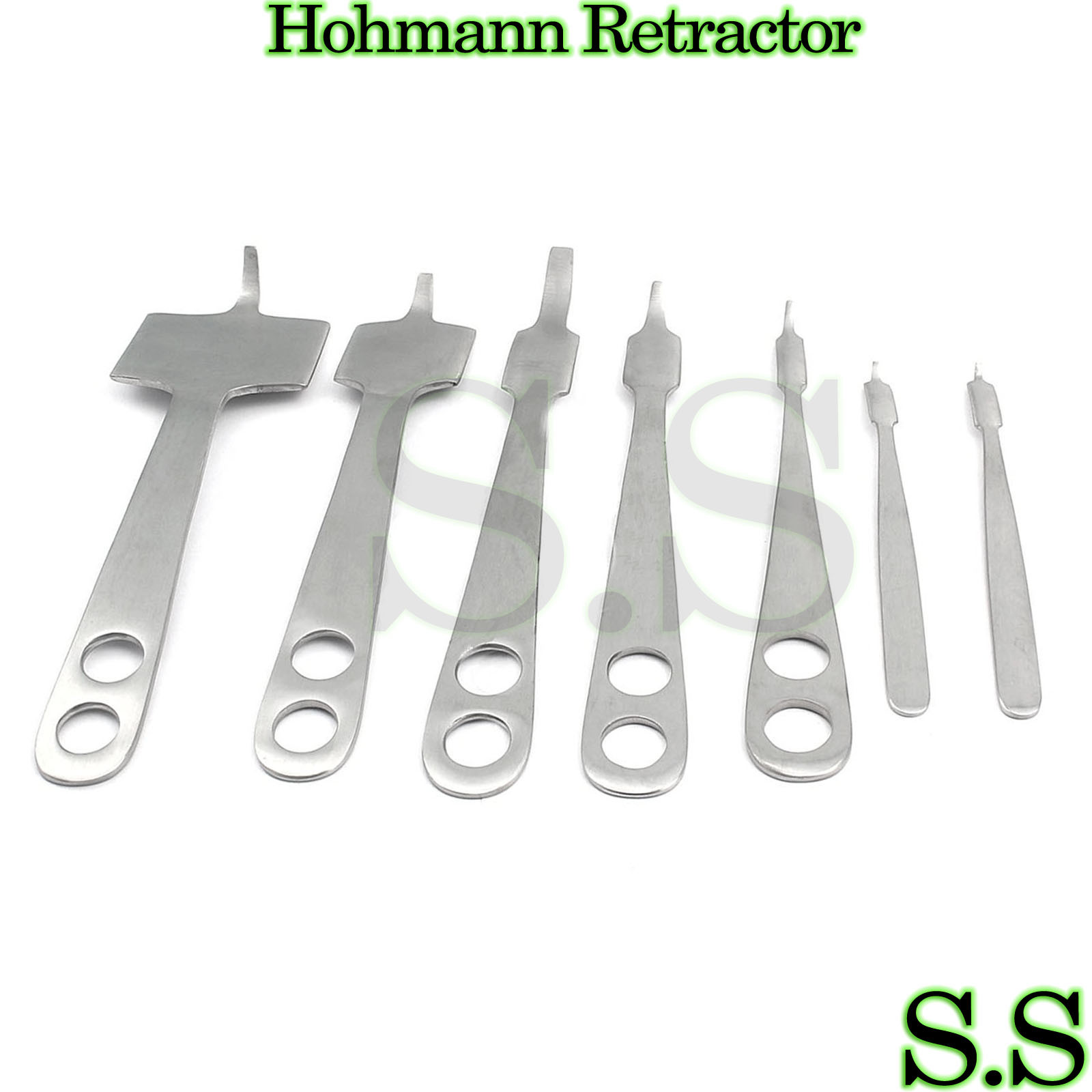 7-pieces Set Hohmann Retractor Veterinary Surgical Orthopedic Instruments