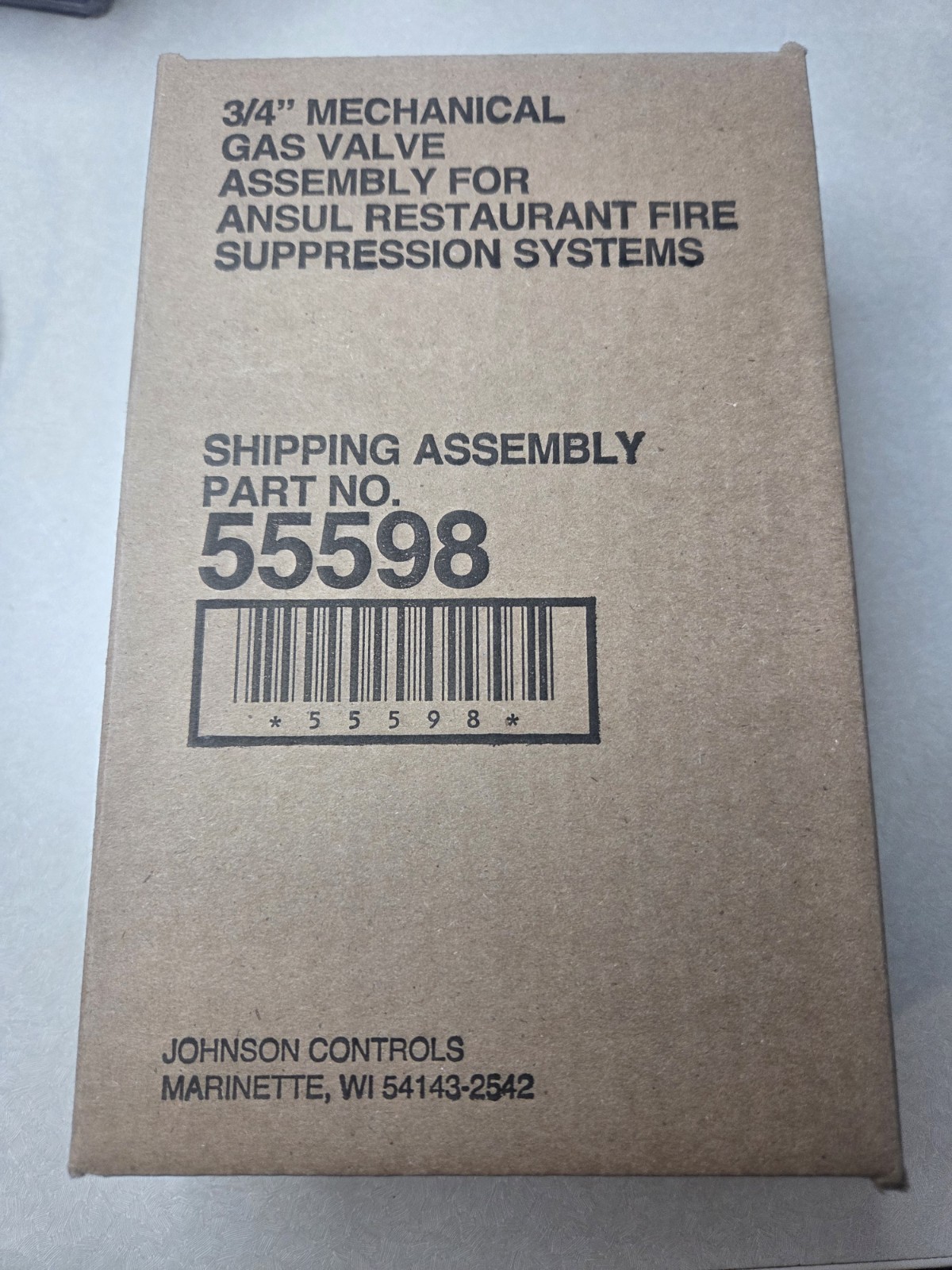 Ansul PN 55598 3/4″ Gas Valve