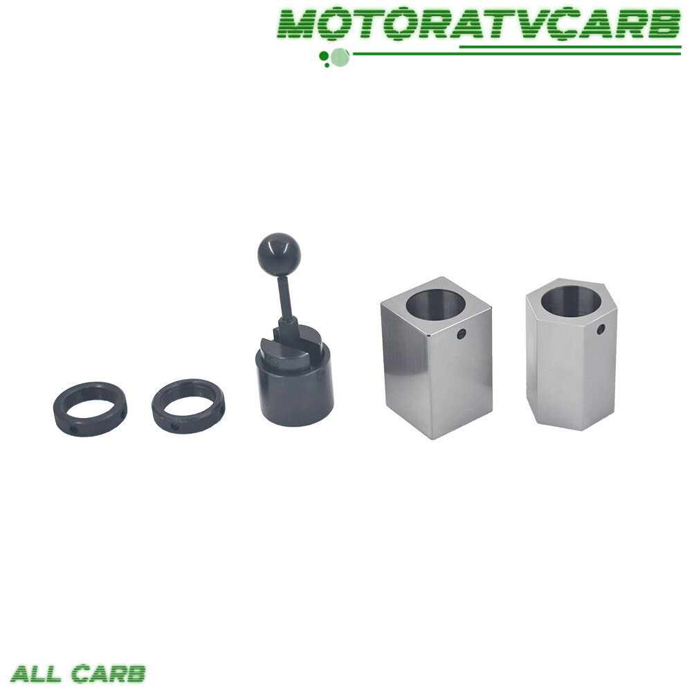 ALL-CARB 5C Collet Block Set- Square Hex Rings & Collet Closer Holder For Lathe