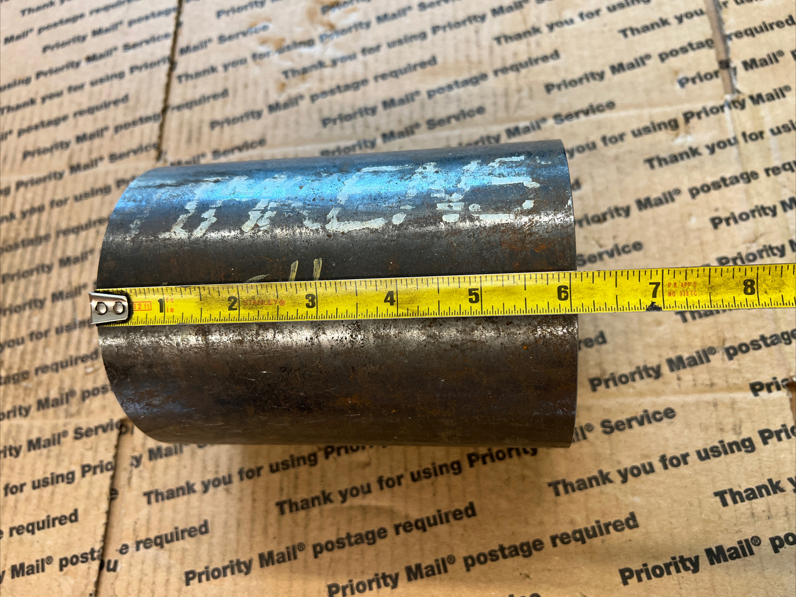 4 1/2 OD X 1 1/2 Wall Hot Finished Mechanical Tubing Machining 6″ Long