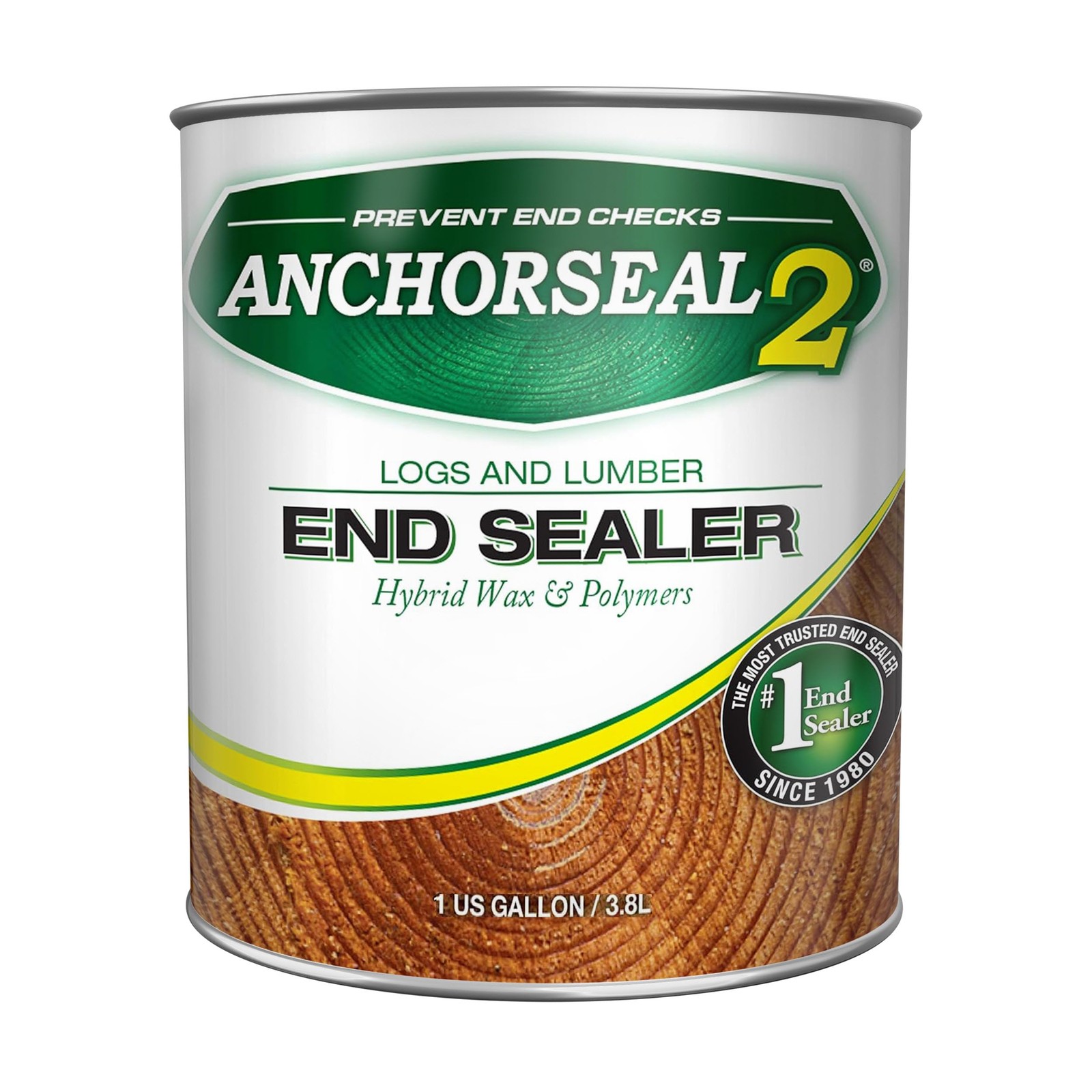 ANCHORSEAL 2 Hybrid Log & Lumber end Grain Sealer – Water-Based Wax & Polymer Pr
