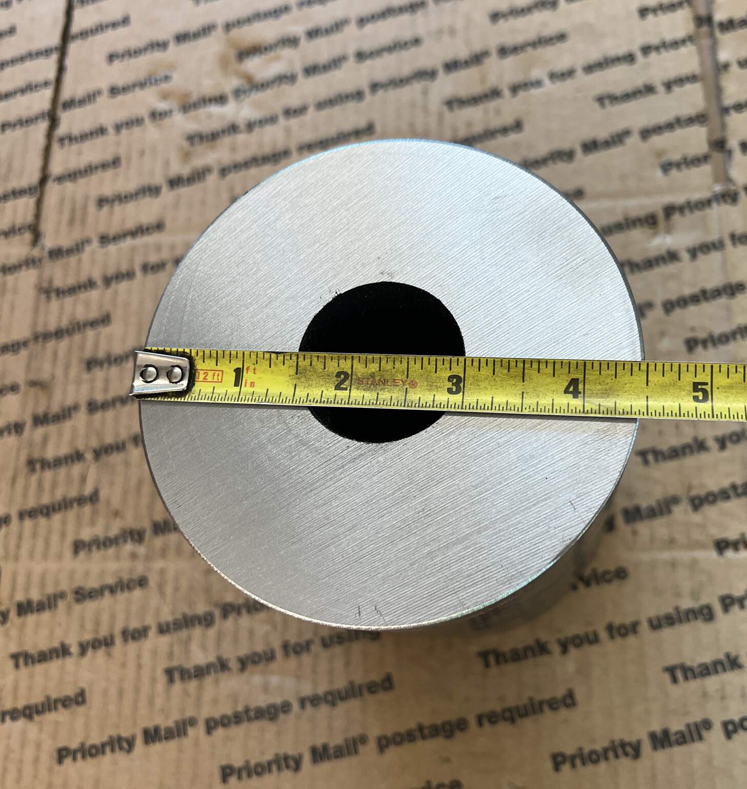 4 1/2 OD X 1 1/2 Wall Hot Finished Mechanical Tubing Machining 6″ Long