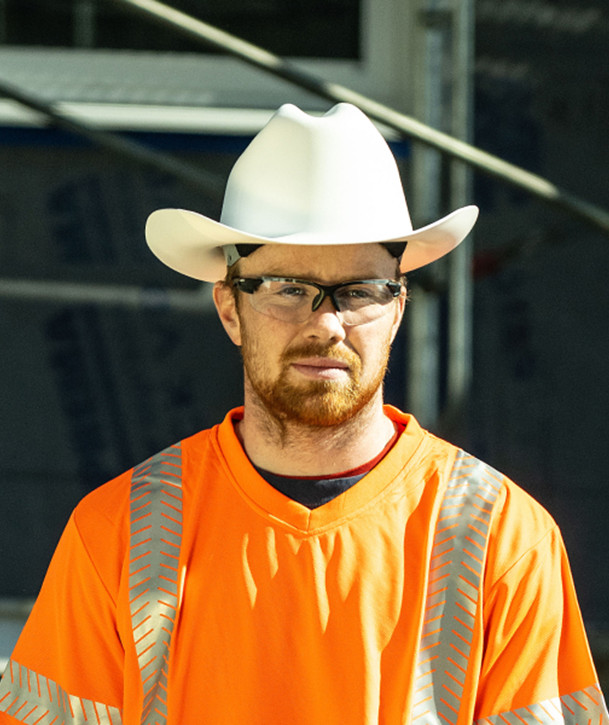 CowBoy Western Hard Hat Type 1 Class E,G Ratchet Suspention (6-Point) ANSI Z89.1