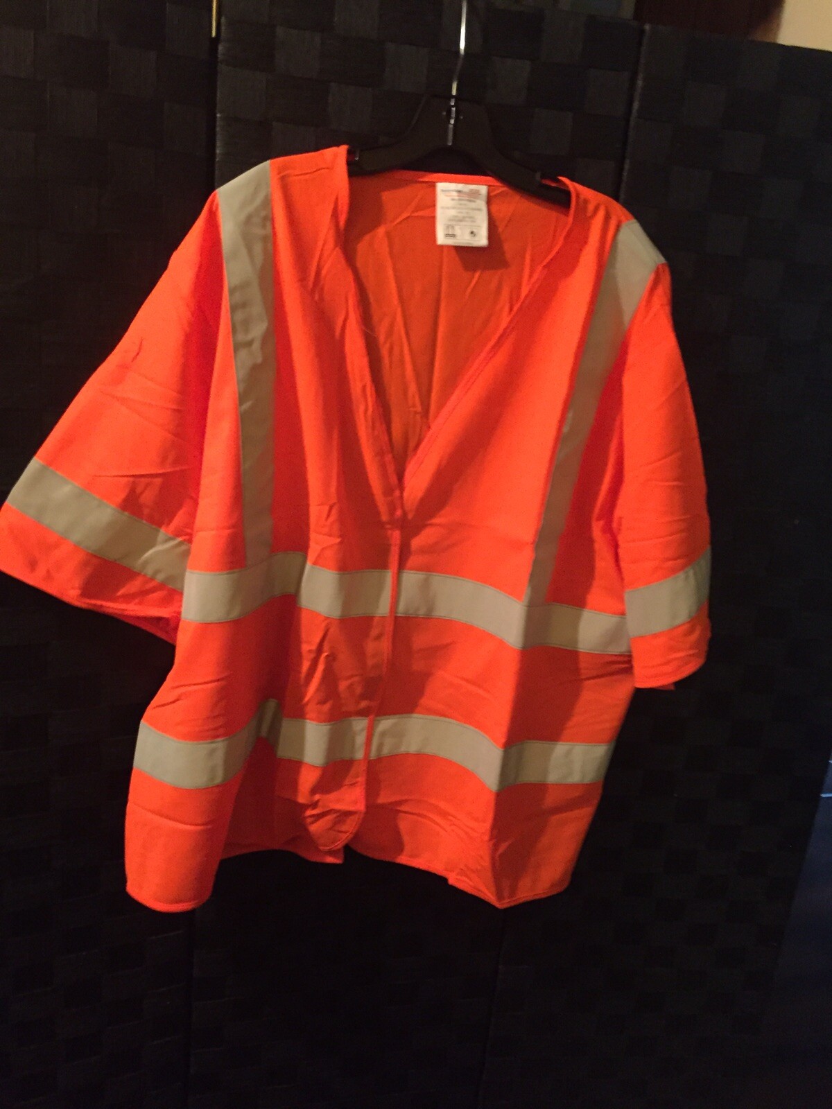New Safety Gear PIP High Visibility Orange Reflective Safety Vest Size 4X/5X