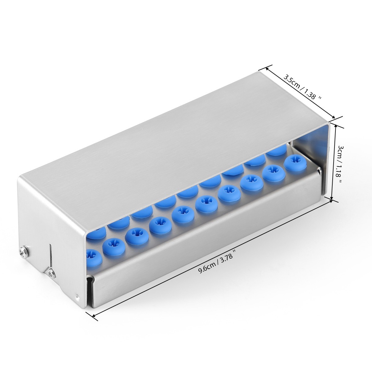 30Holes Dental Autoclave Bur Holder Block Disinfection Sterilizer for FG/CA Burs