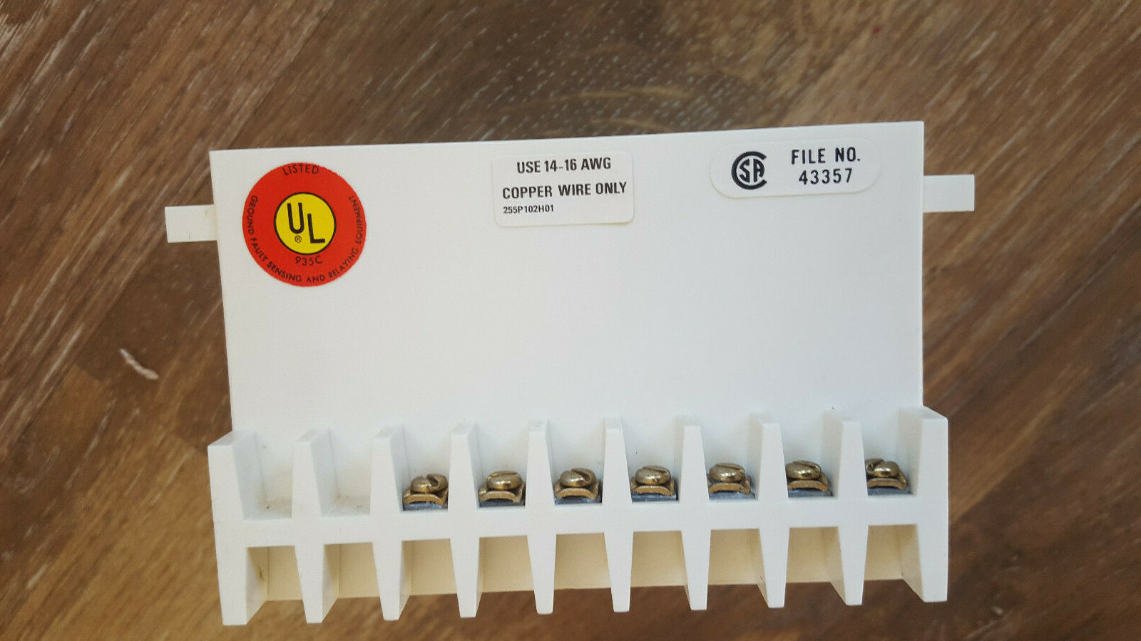 Westinghouse 1293C83G05 Ground Fault Relay 255P157H07A 120V 125A