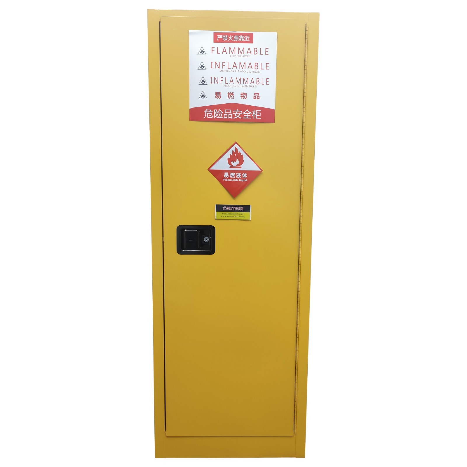 78Gallon Safety Flammable Storage Cabinet 23.2×18.1×64.96in w/2 Adjustable Shelf