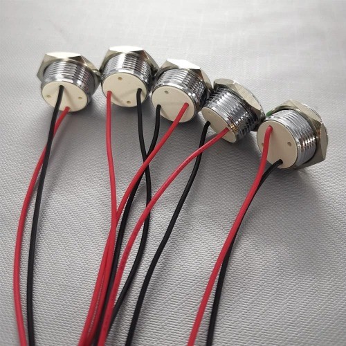 110V 230V AC 20mA Energy Saving Indicator Light Metal LED Waterproof Indicator