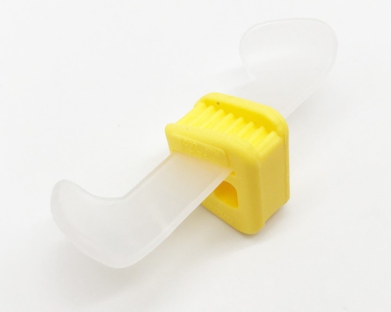 Dental Occlusal Pad Mouth Opener Prop Bite Blocks with Tongue Guard Bite Pads