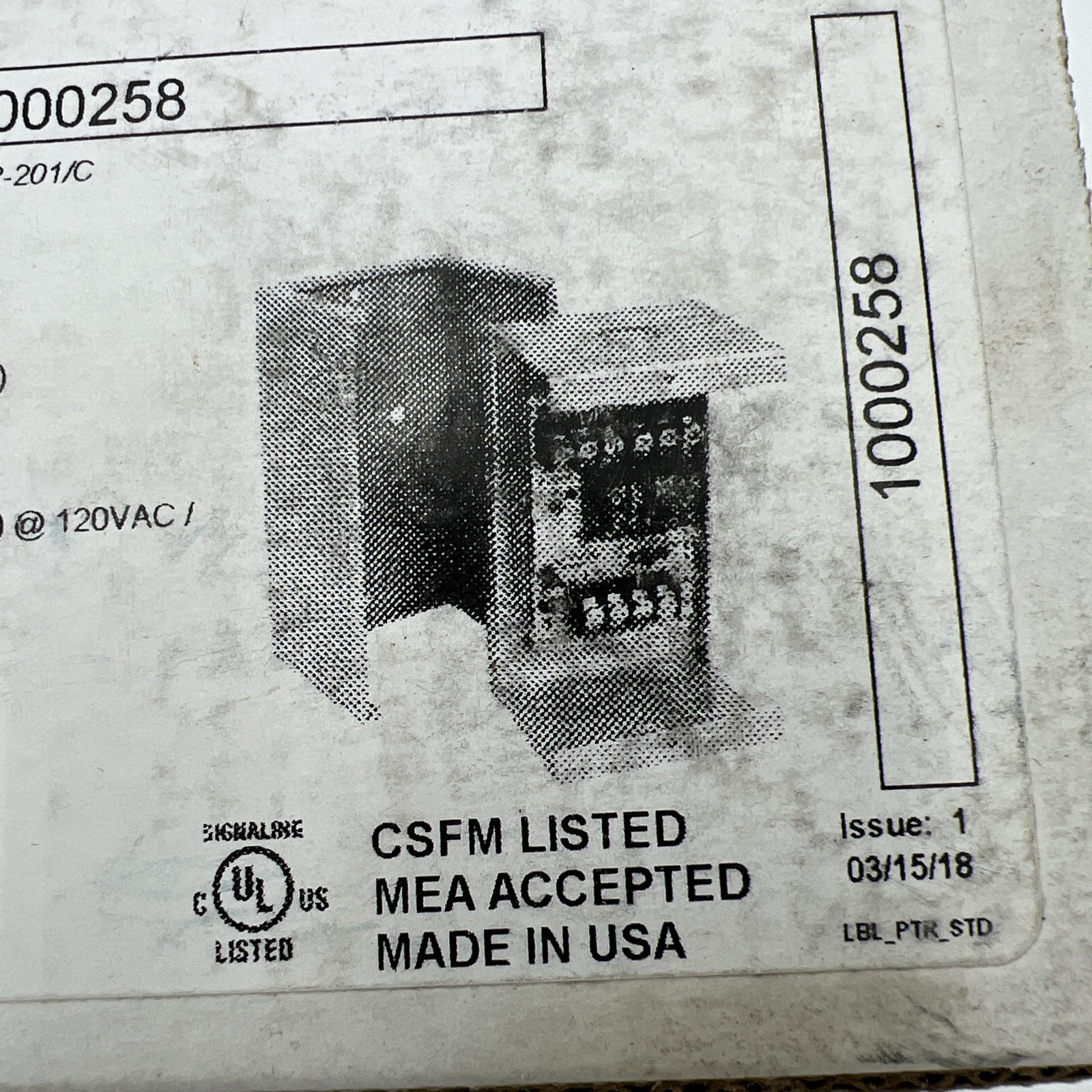 POTTER NOHMI Multi Voltage Control Relay #1000258