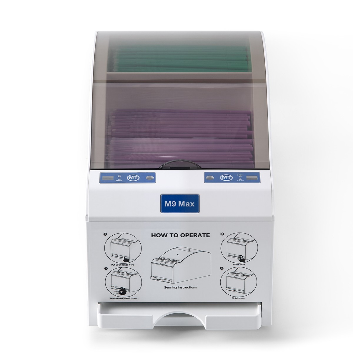 2-in-1 Dental Multi-functional Ortho Brush and Rod Sensor Machine Self-Locking