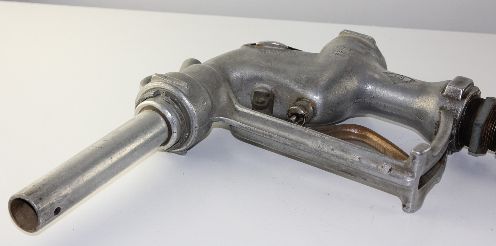 OLD GAS NOZZLE OPW Dover 1290 Fil-O-Matic Automatic Shut Off Bulk Fuel w/Swivel