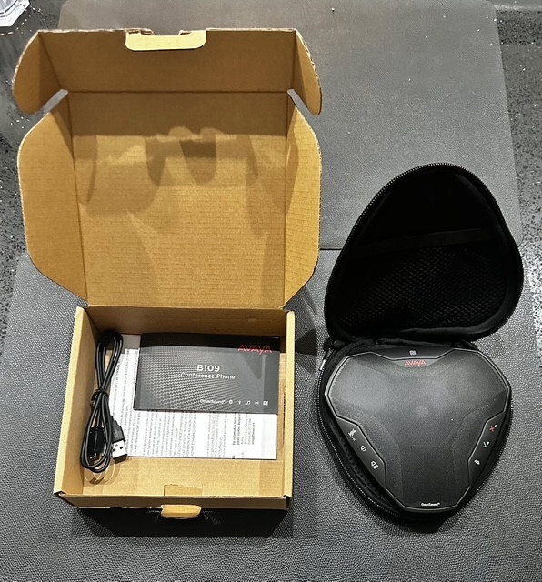AVAYA B109 700514009 BLUETOOTH USB PORTABLE CONFERENCE SPEAKER NEW SEALED