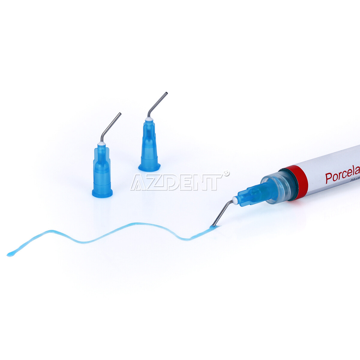 Dental Porcelain Etch Gel 9.5% Hydrofluoric Acid Etchant &3X Disposable Tips USA