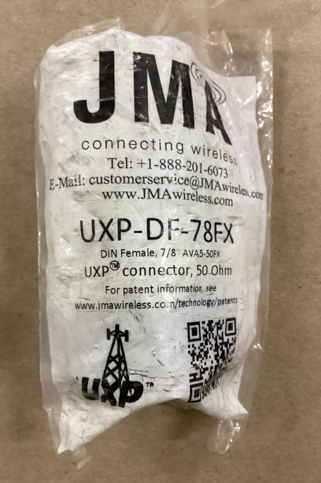 UXP-DF-78FX JMA 7-16 DIN Female Connector for 7/8” Annular AVA5-50FX Lot of 5