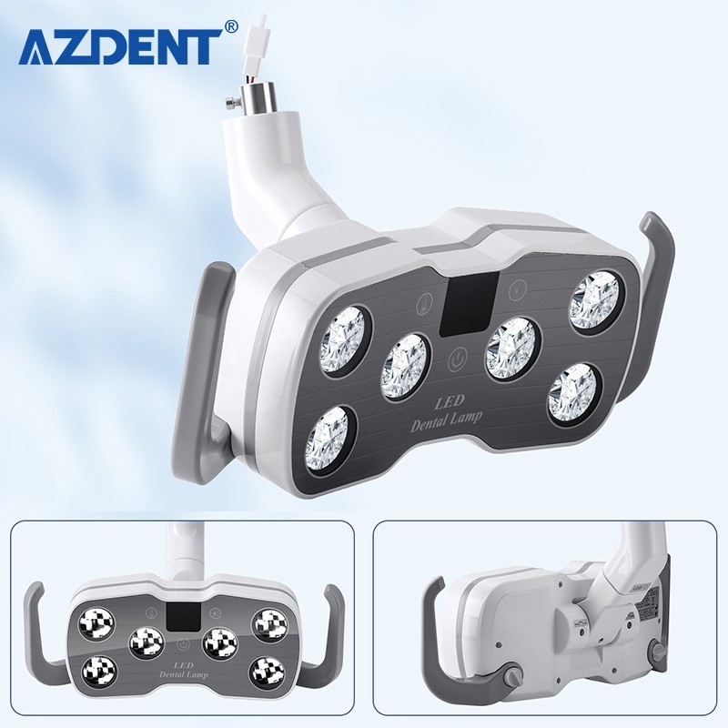 Lámpara Dental Profesional 9W – 6 LEDs con Pantalla para Sillones Dentales