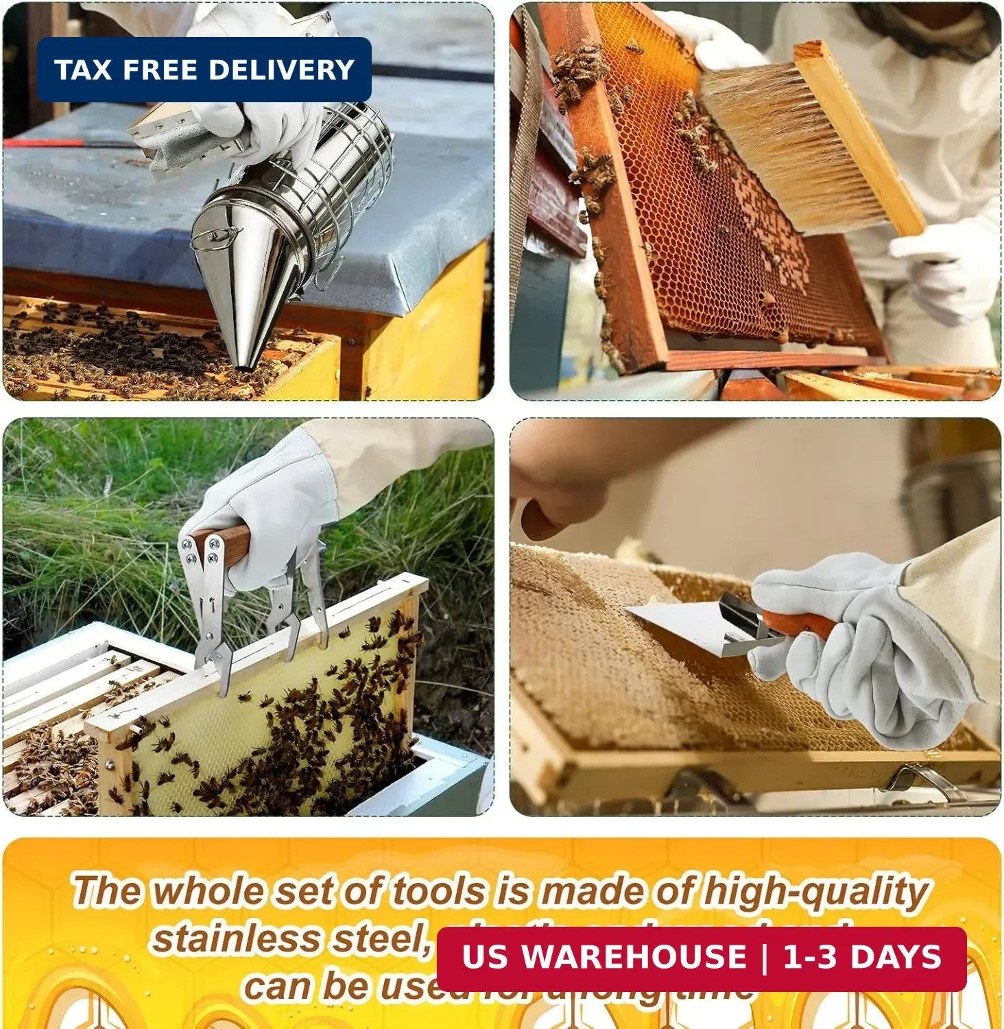 30 Pcs Beekeeping Supplies Beehive Equipment Beekeeping Starter Kit Bee Keeper S