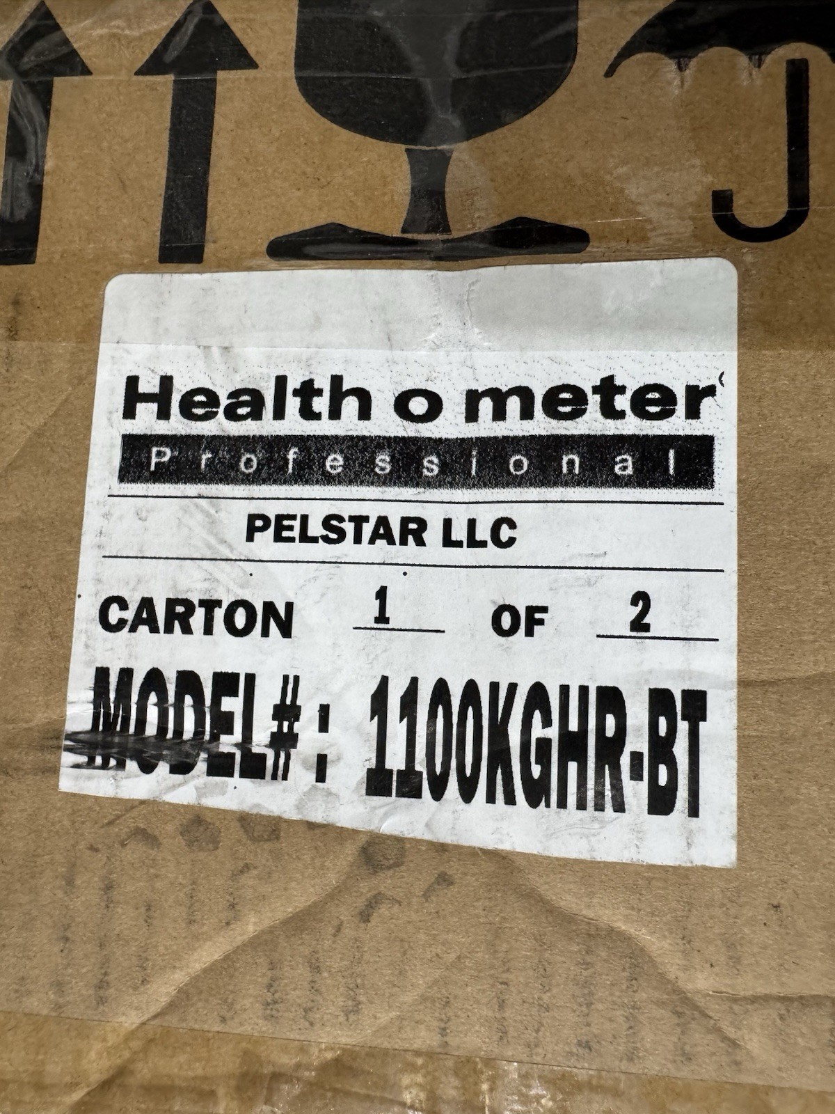 Health O Meter 1100KG-BT Digital Platform Scale NEW! BOX 1 of 2! FREE SHIPPING!