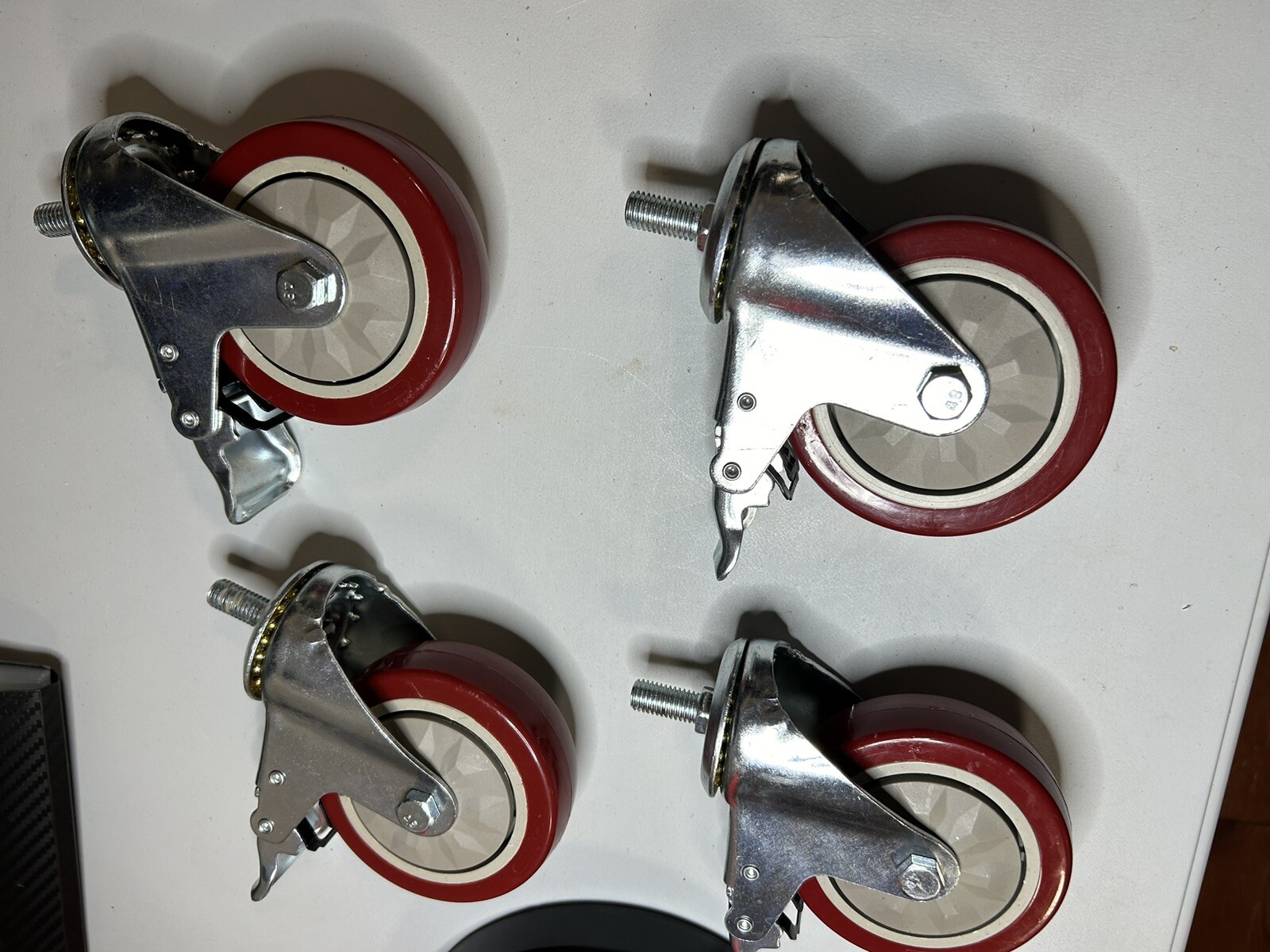 DICASAL 5 Inch Heavy Duty Stem Casters 360 Degree Swivel Durable