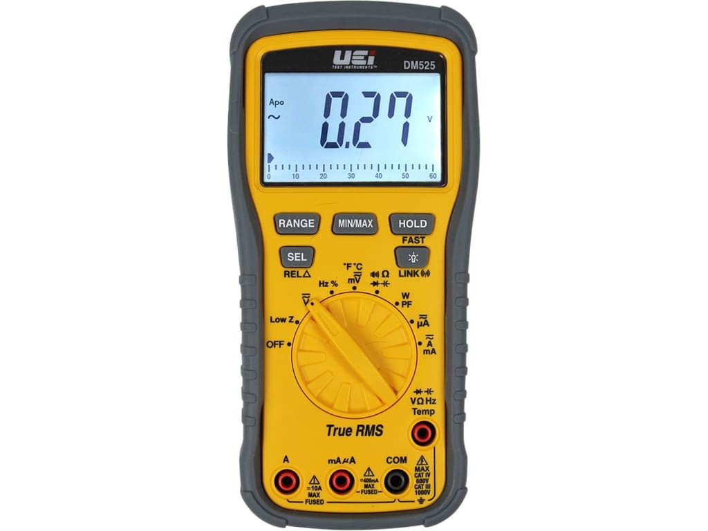 UEi DM525 – TRMS 1000V, Industrial, Wireless, W/ Power Factor