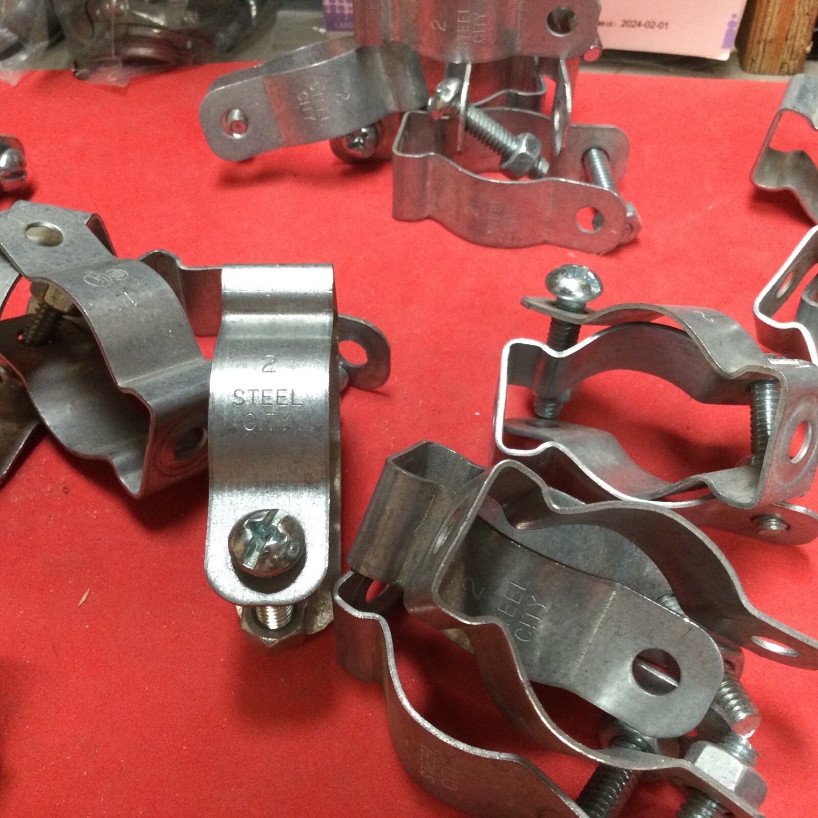 Steel City 2” Conduit Hangers (lot of 38)