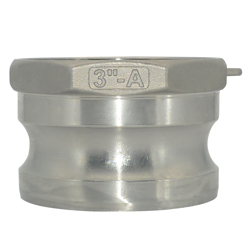 3″ inch Camlock type A male to NPT Female Threaded Adapter Stainless Steel 316