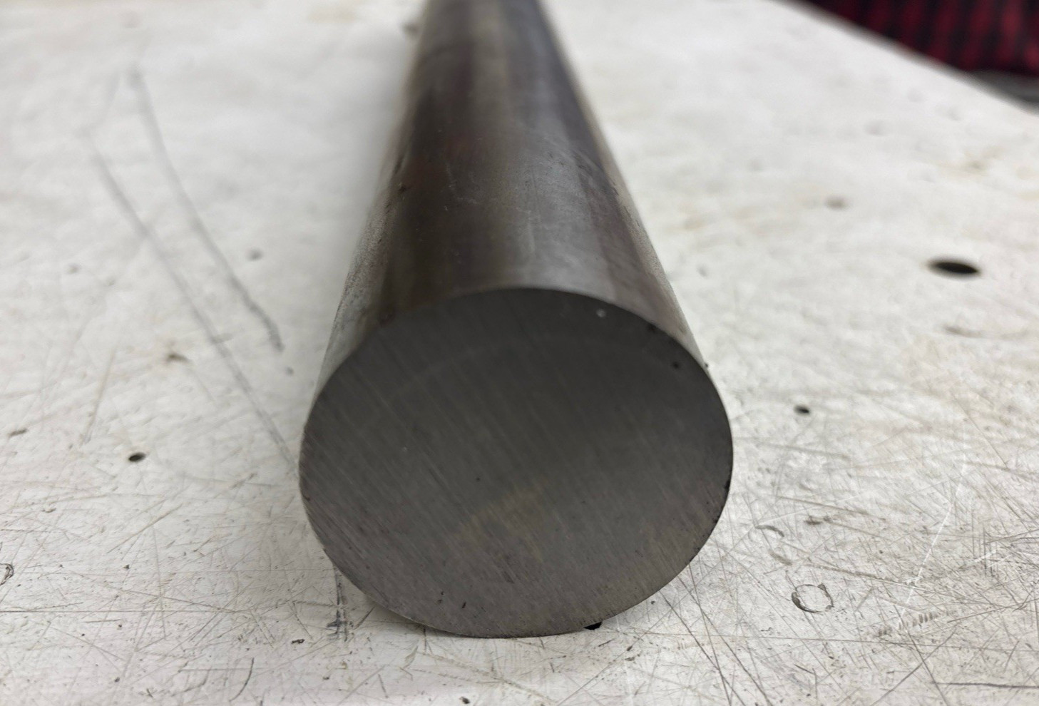 3″ Diameter C1018 Cold Rolled Steel Round bar 8″ long