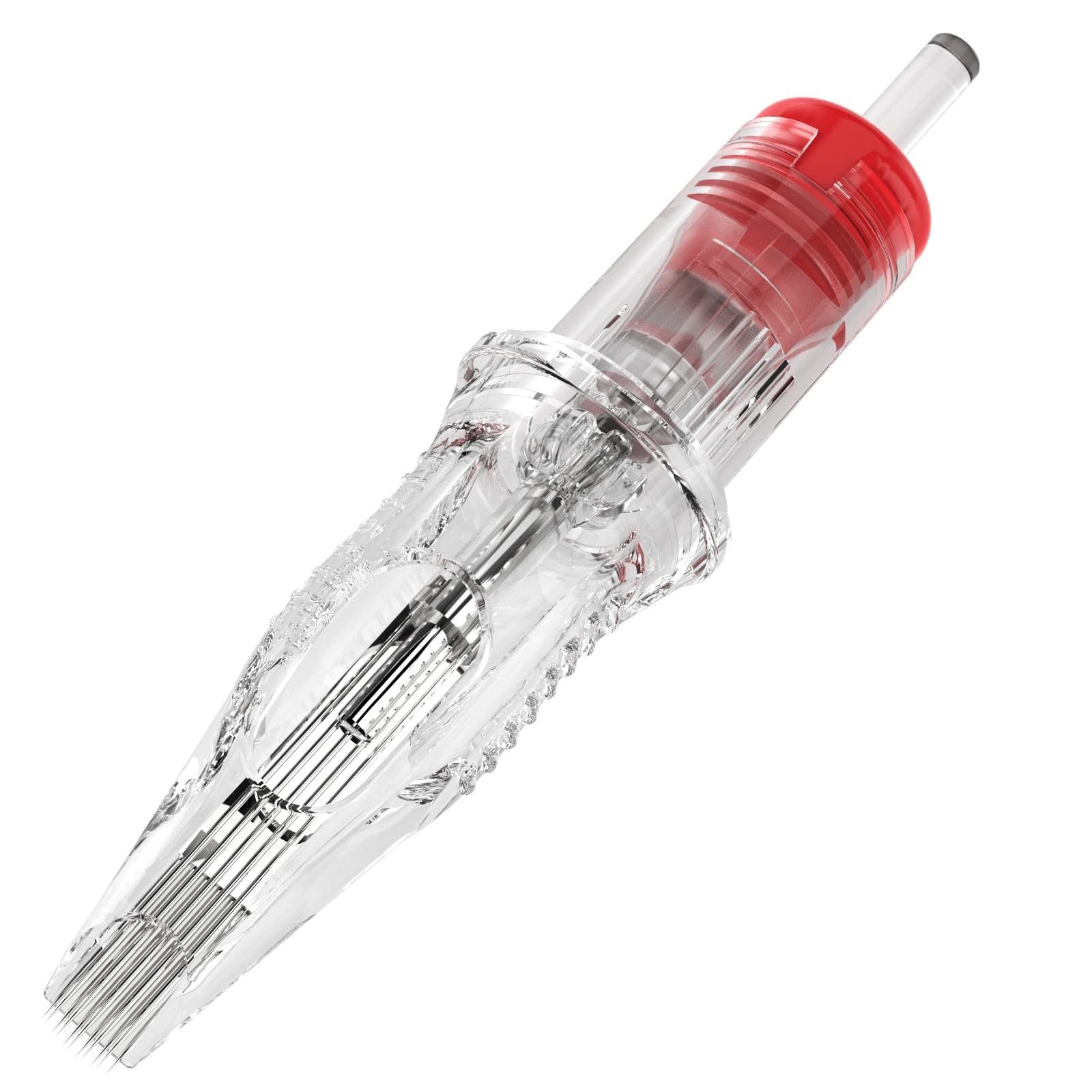 Dragonhawk Tattoo Needle Cartridges – 20PCS Disposable 1205RM 5RM, Clear