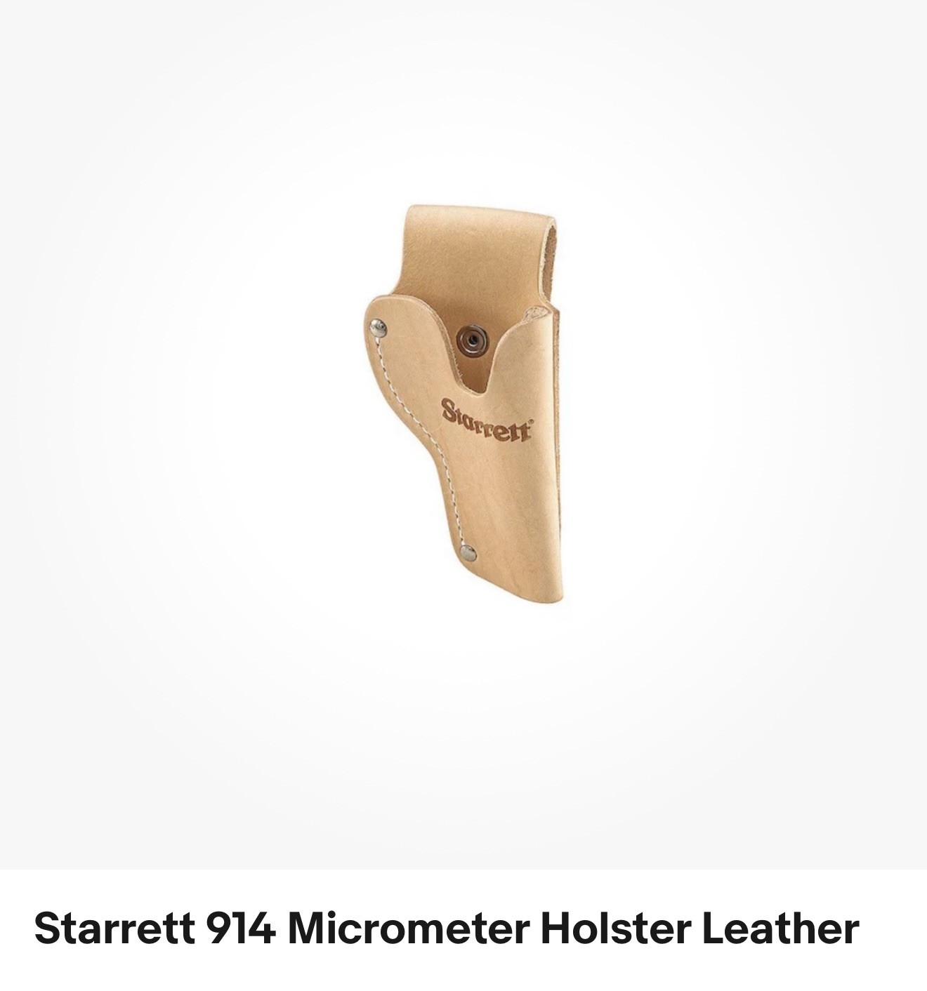 Starrett 914 Micrometer Holster Leather