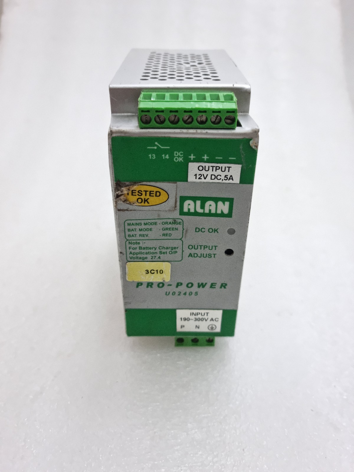 ALAN Pro-power-U02405 Input 190~300Vac Output-12Vdc 5A