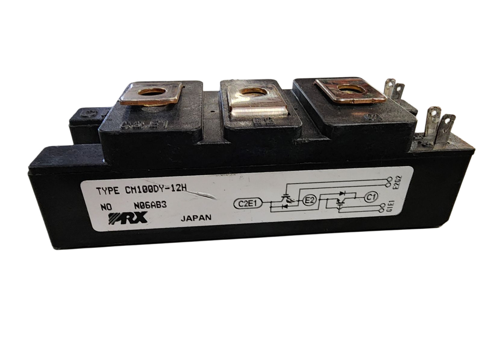 Powerex CM100DY-12H IGBT Module Half-Bridge 100A 600V 400W Chassis Mount