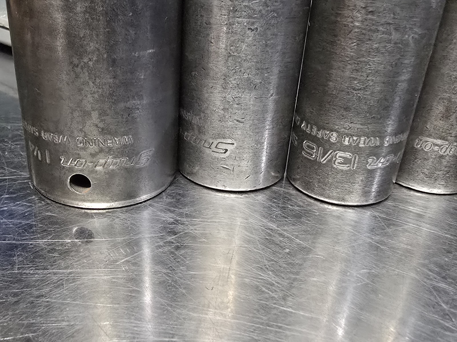 Snap On 1/2 Drive SAE Standard Impact Socket Lot. Part Numbers On Pics