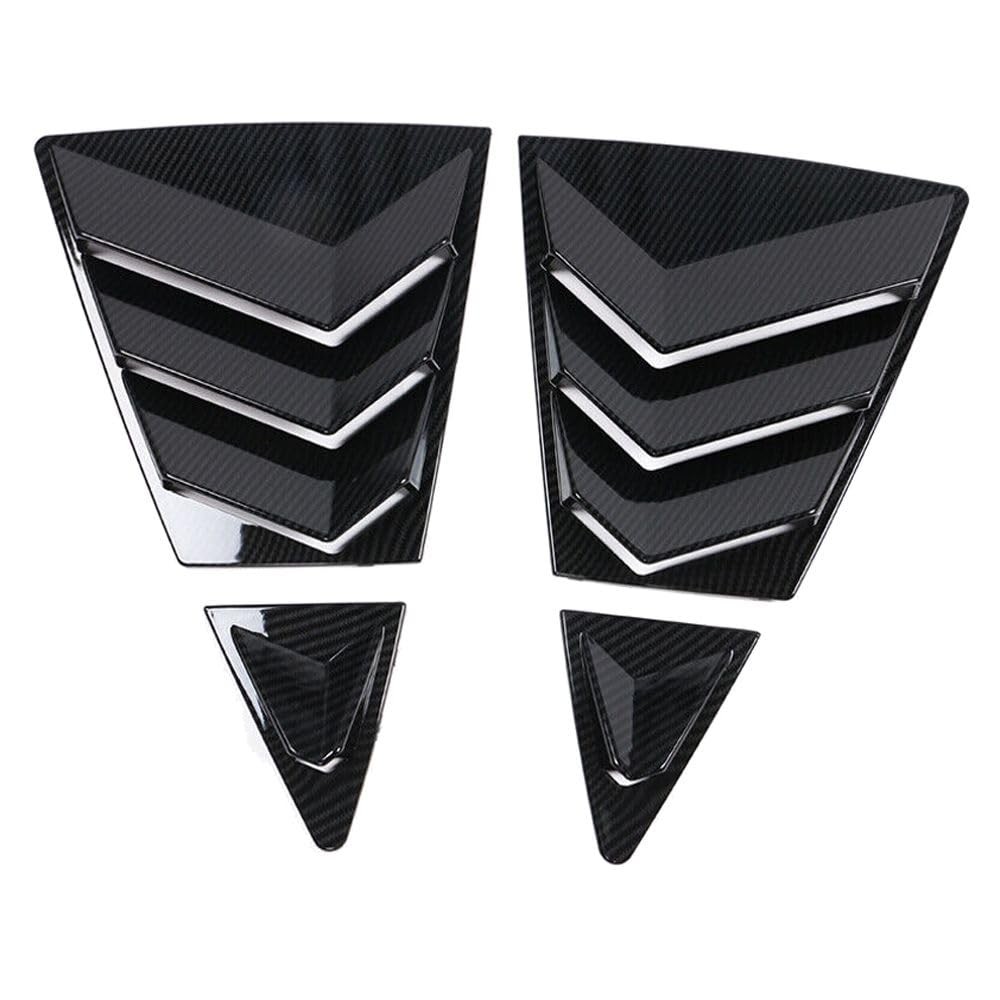 Toyota Corolla 2020-2021 Window Louver Visors 4pc Carbon Fiber 224-0445