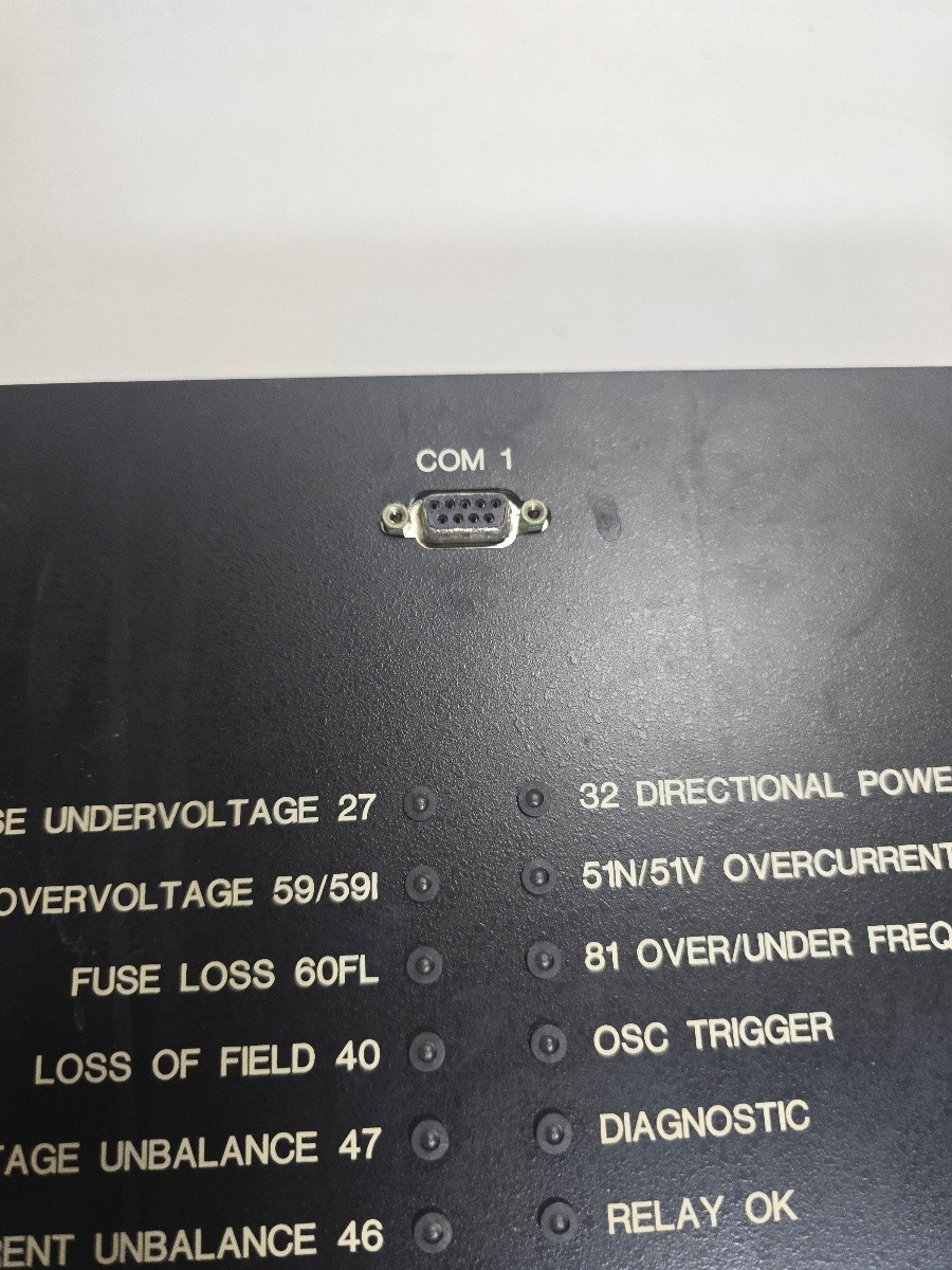 Beckwith Electric M-3410 Intertie Generator Protection Relay Front