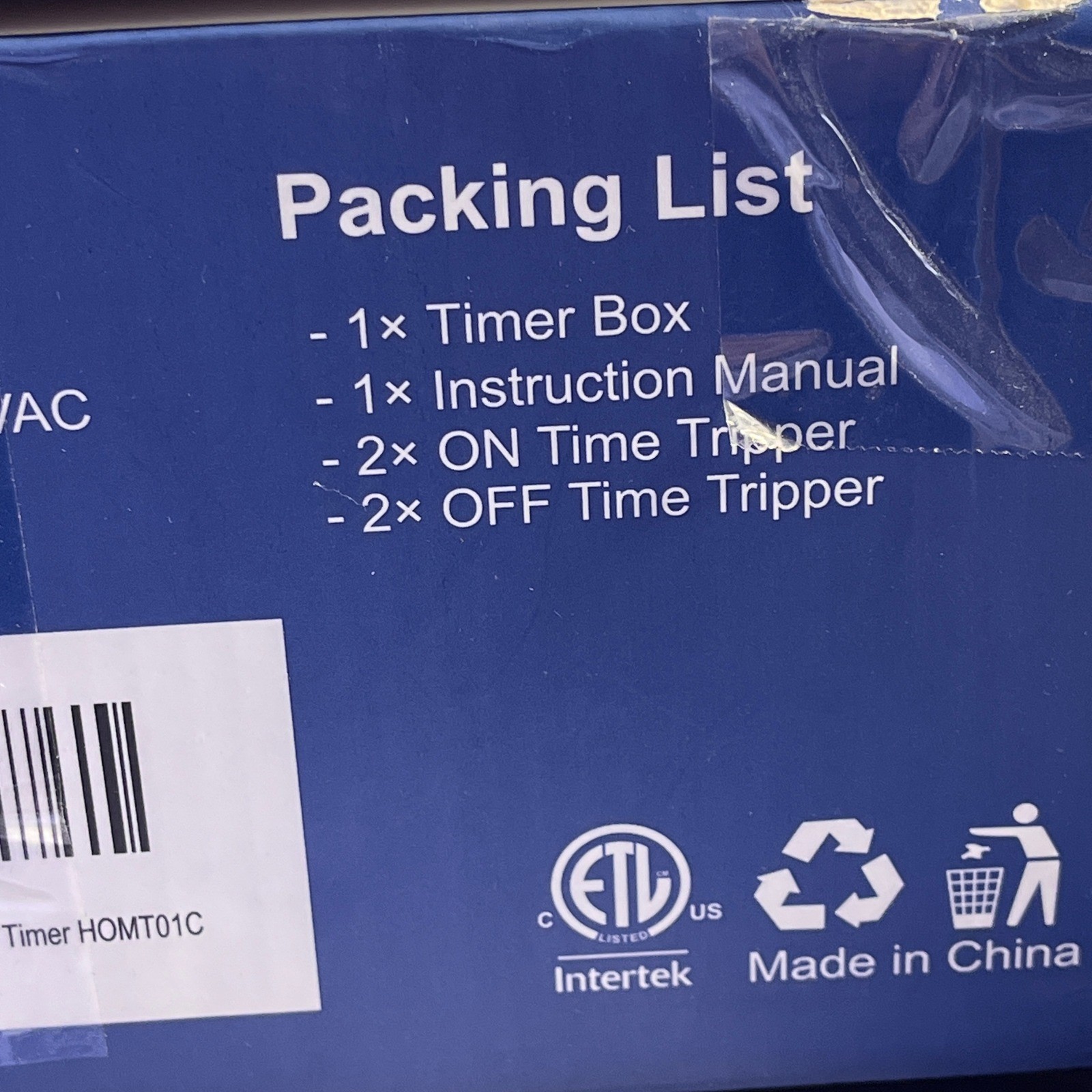 Dewenwils Mechanical Timer Box PTM01 120V 40A Resistive 2HP Pump Timer NOB
