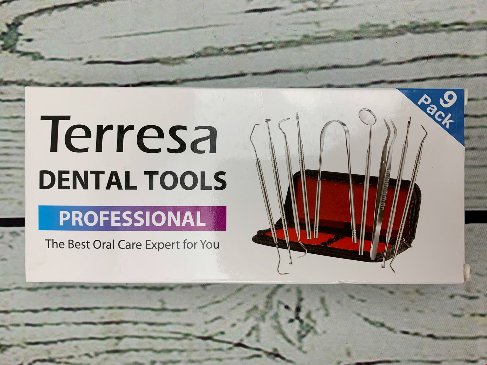 Terresa Professional Dental Pick Tools 9 Pack Oral Care Teeth Dentist