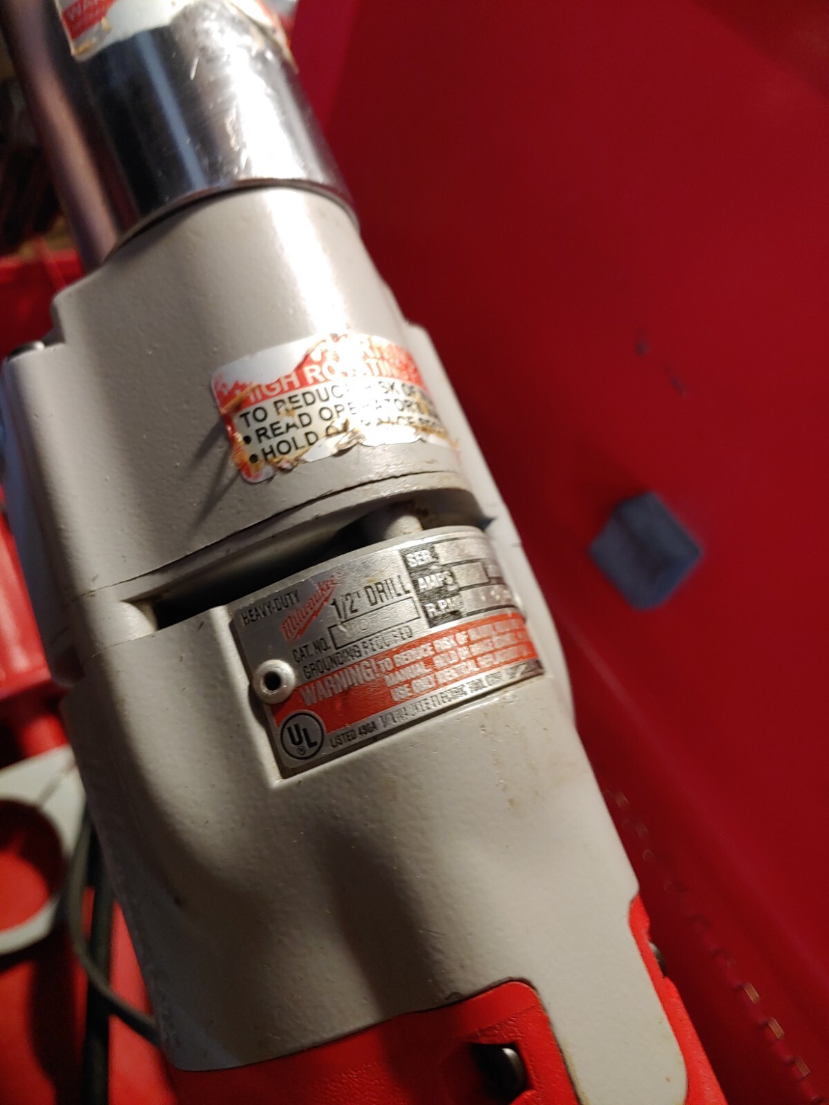 Milwaukee 1/2 Right Angle Drill 1107-1. Made in the USA